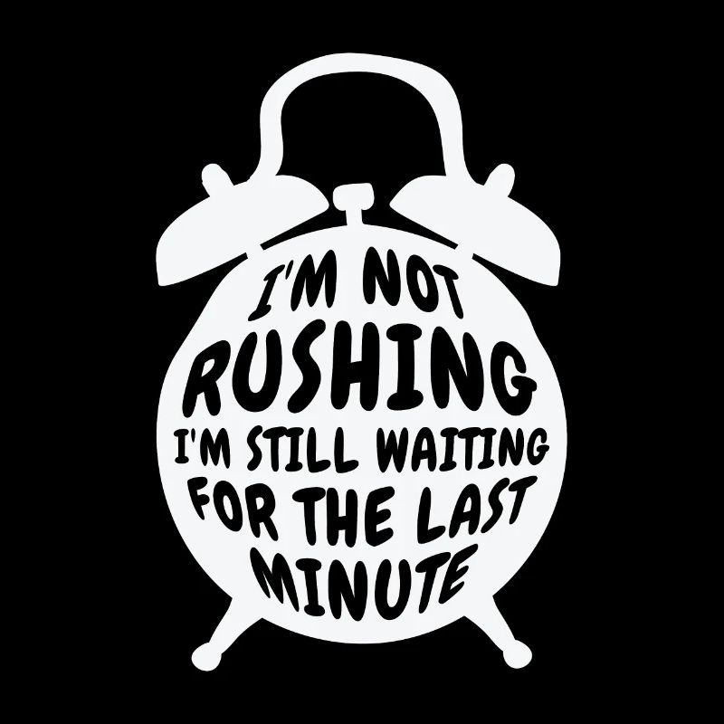 Procrastinating Alarm Clock Procrastinator Work