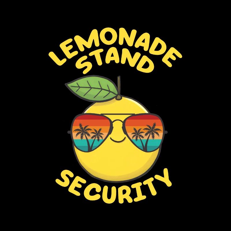 Lemonade Stand Security Cute Lemon Summer