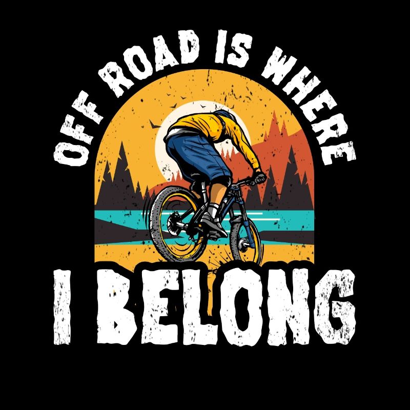 Fun mountain biker