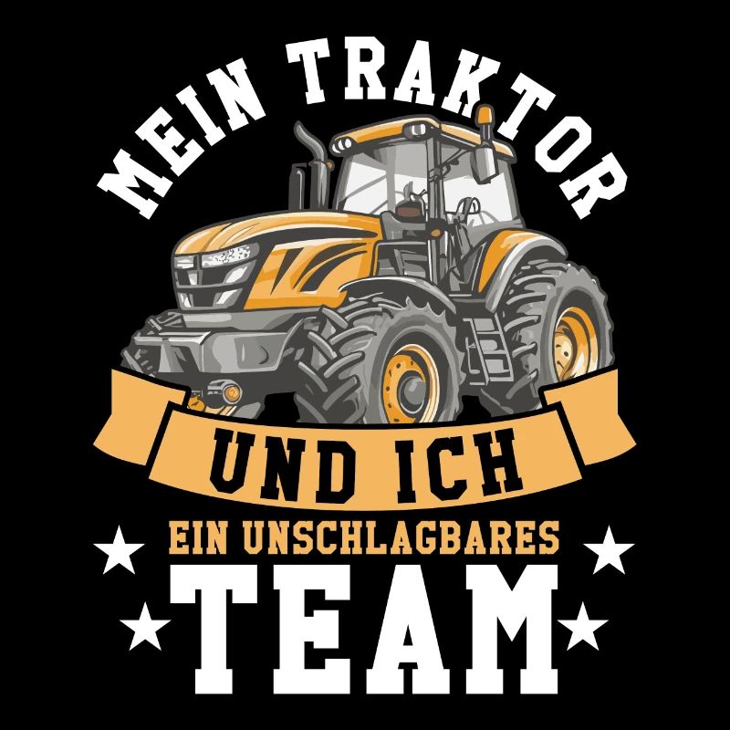 Landwirt Ackerbauer Traktor