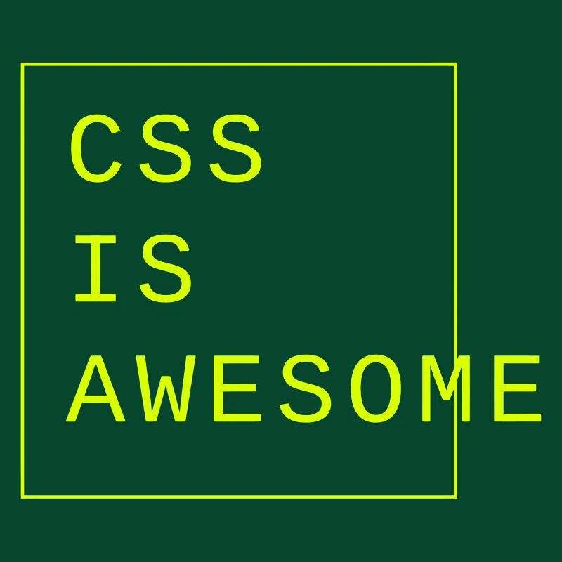 css is awesome webdesign