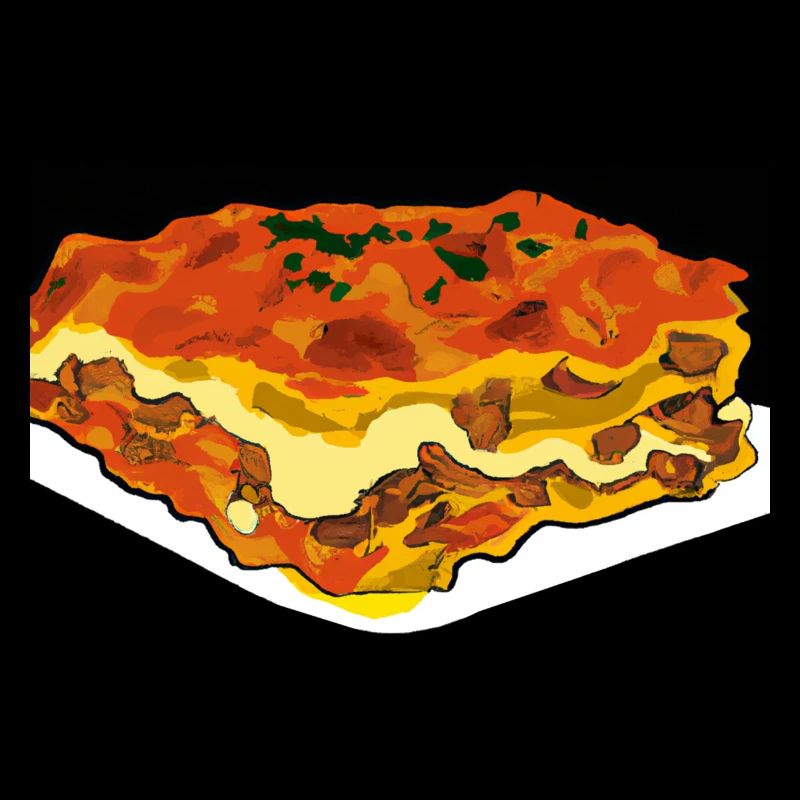 Lasagna Comic Style