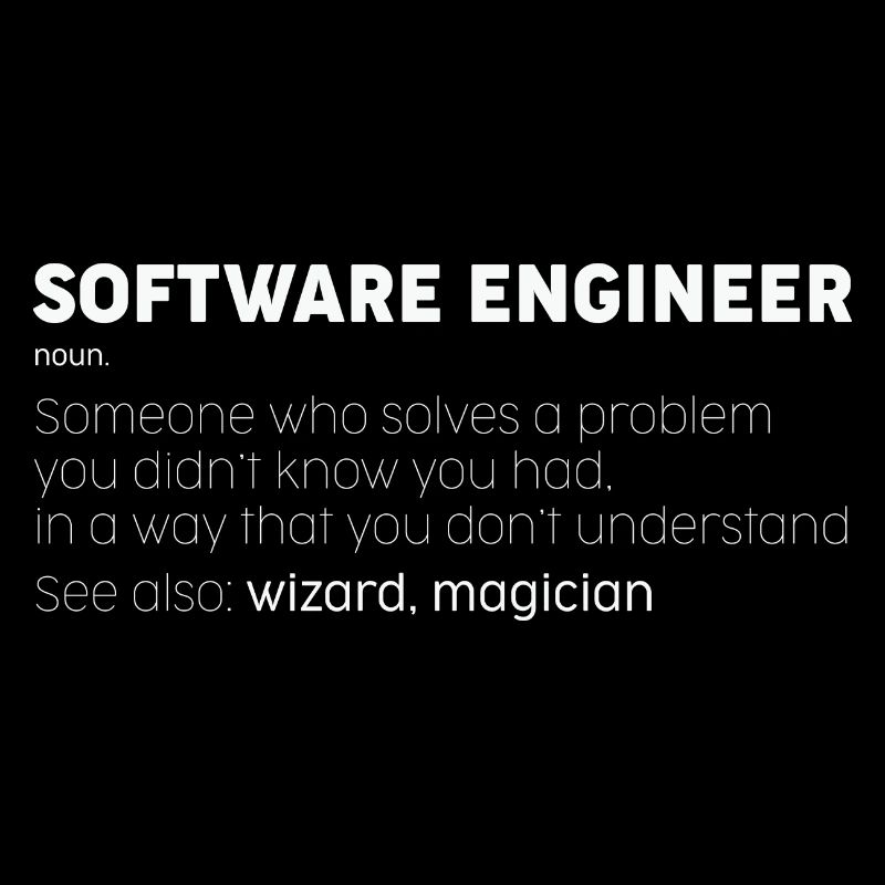 Software Engineer Noun Funny Programmer