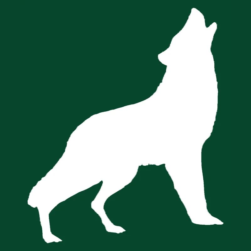 Heulender Wolf