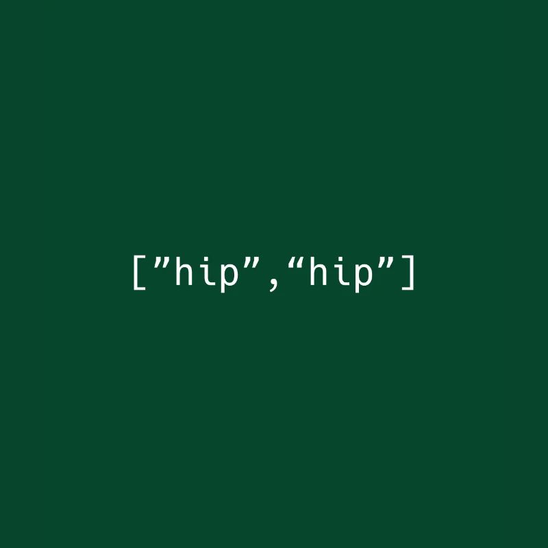 Hip Hip Hooray Programmier-Array