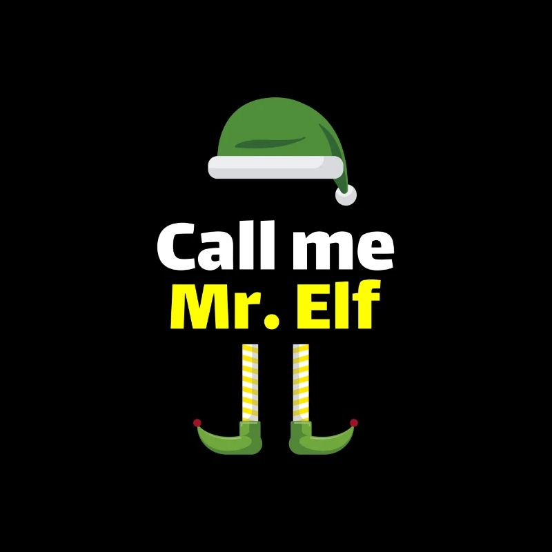 Call me Mr. Elf X-Mas-Design Weihnachten Geschenk