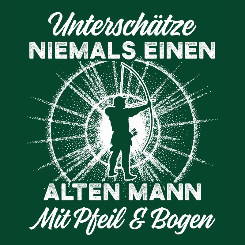 Bogenschießen Bogenschütze Alter Mann Pfeil Bogen