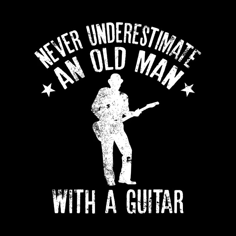 Never Underestimate an Old man with a Guitar