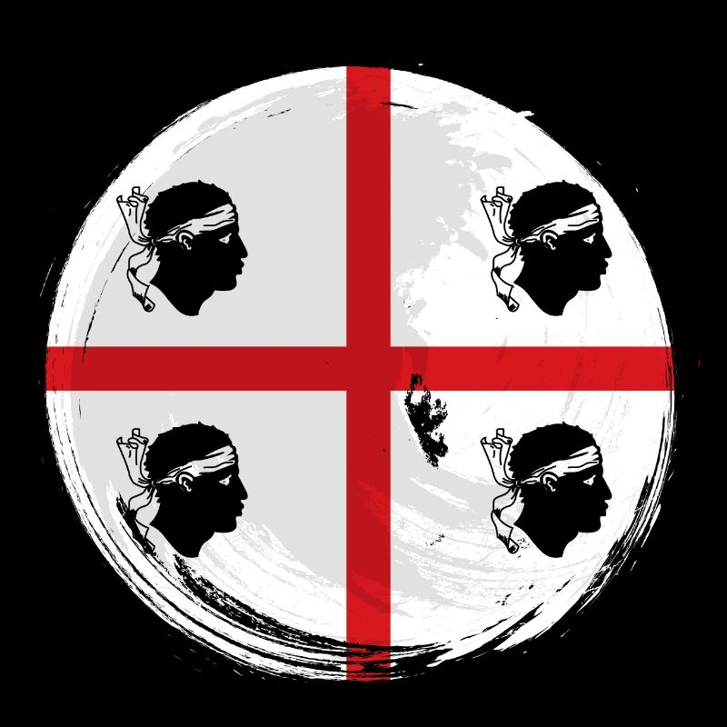 Drapeau de la Sardaigne Drapeau sarde Drapeau de la Sardaigne