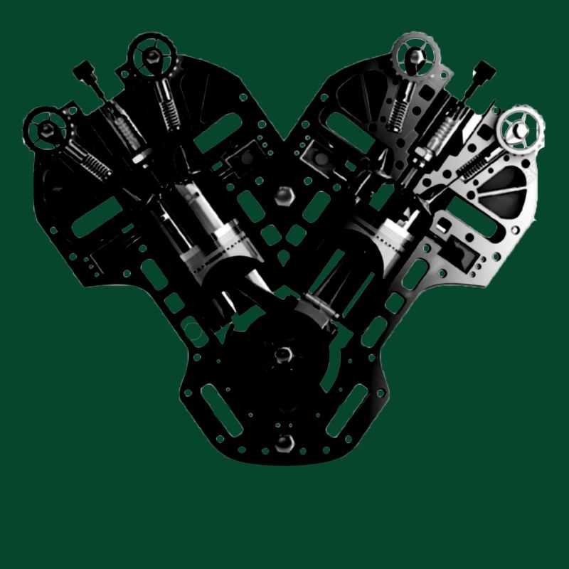 V6 engine V8 engine