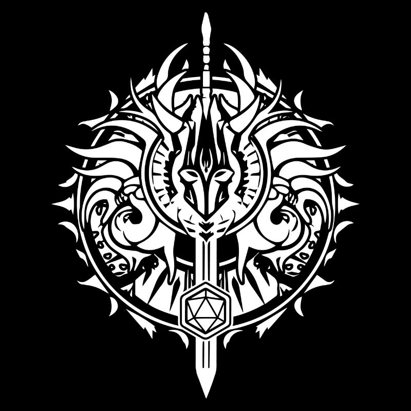 RPG logo spell circle