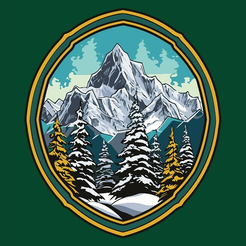 Mountains Forest Summits Ski