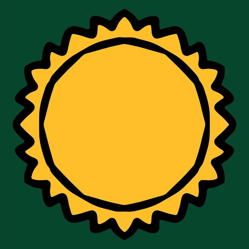 Thick big sun