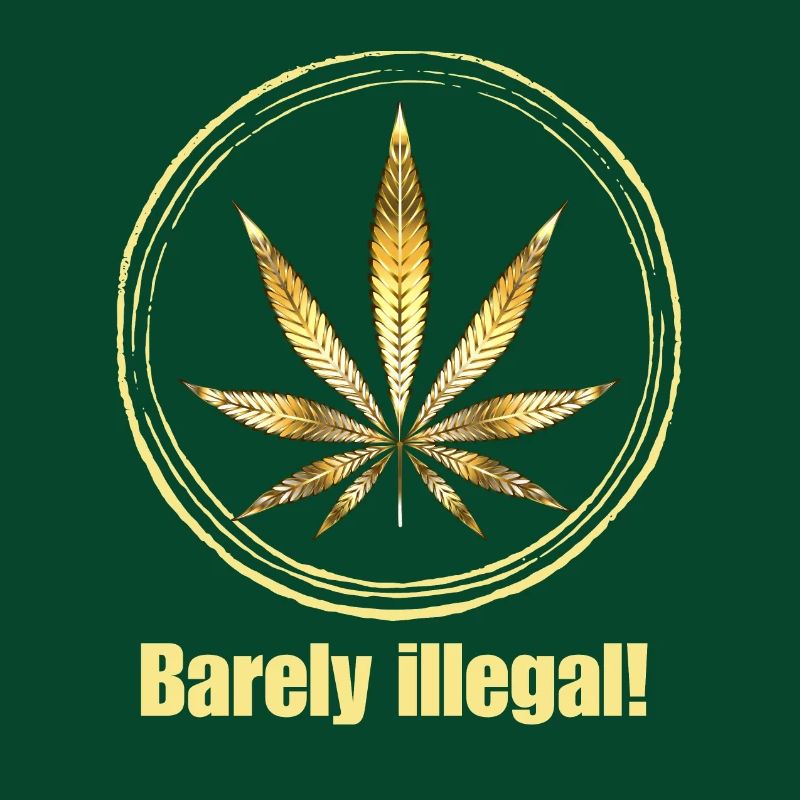 Barely illegal! - Marijuana Leaf