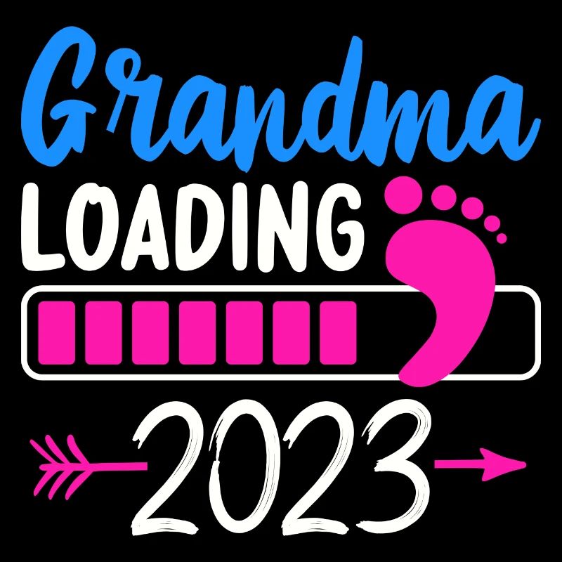 2023 Oma Loading Werdende Oma Großmutter