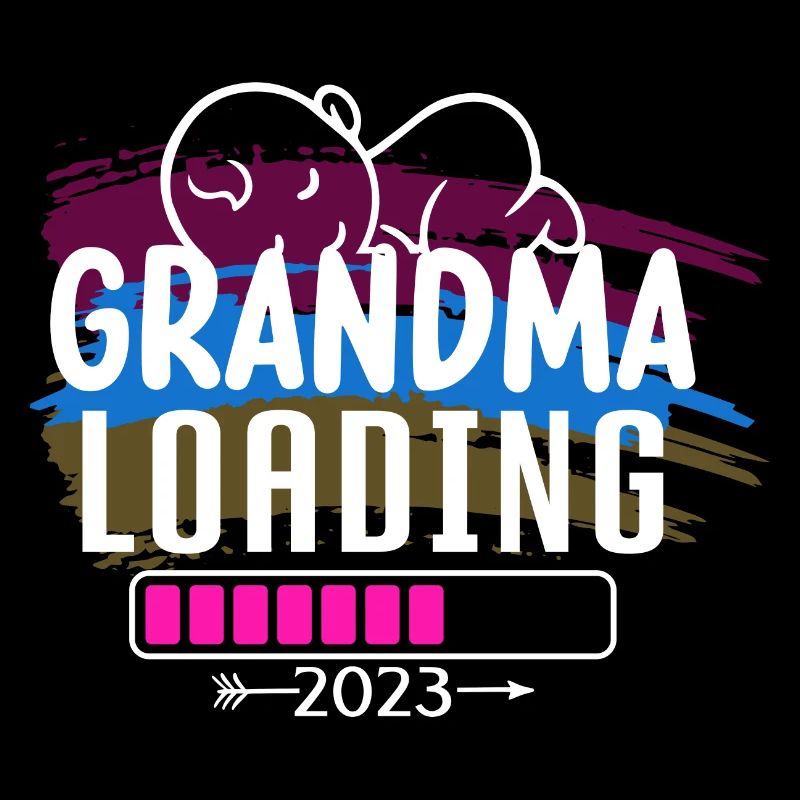 Werdende Oma, Oma loading 2023 Großmutter
