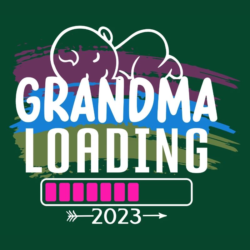 Werdende Oma, Oma loading 2023 Großmutter