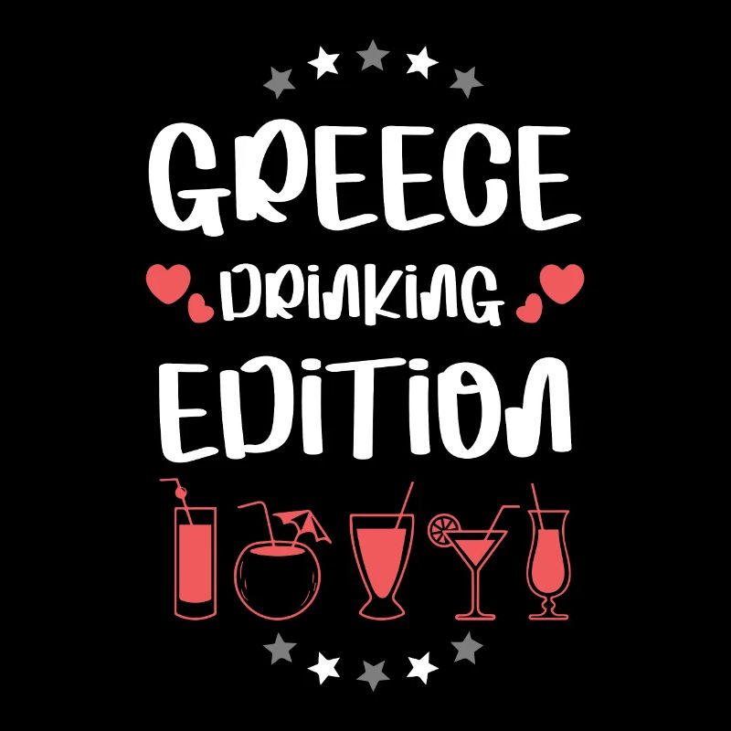 Équipe de boisson en Grèce