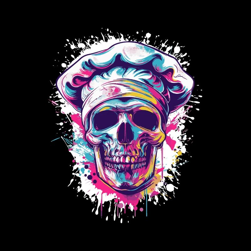 Koch Skull Chef