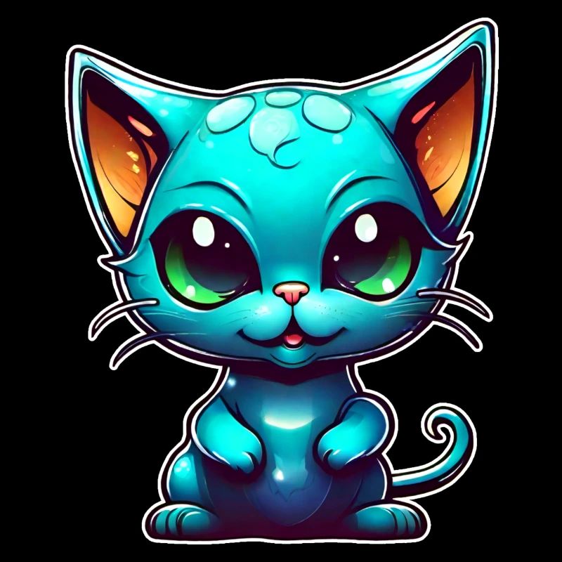 Chat extraterrestre mignon