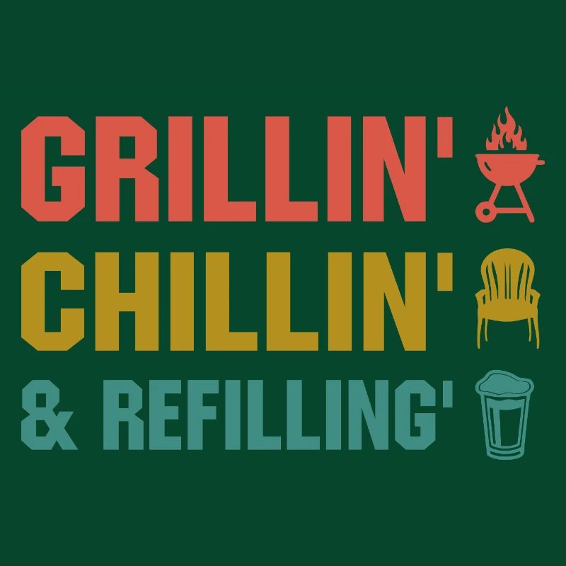 Grillin Chillin Refilling- Grill Geschenk