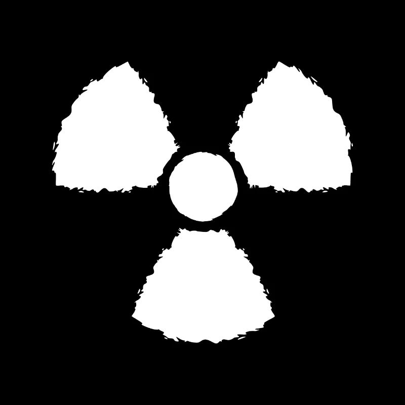 Nuklear Symbol Zeichen