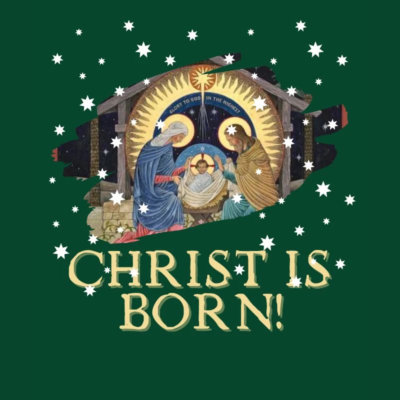 Weihnachtskrippe Christus ist geboren!