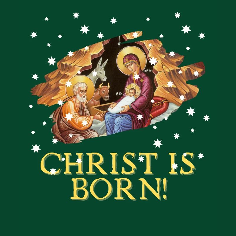 Weihnachtskrippe Christus ist geboren!