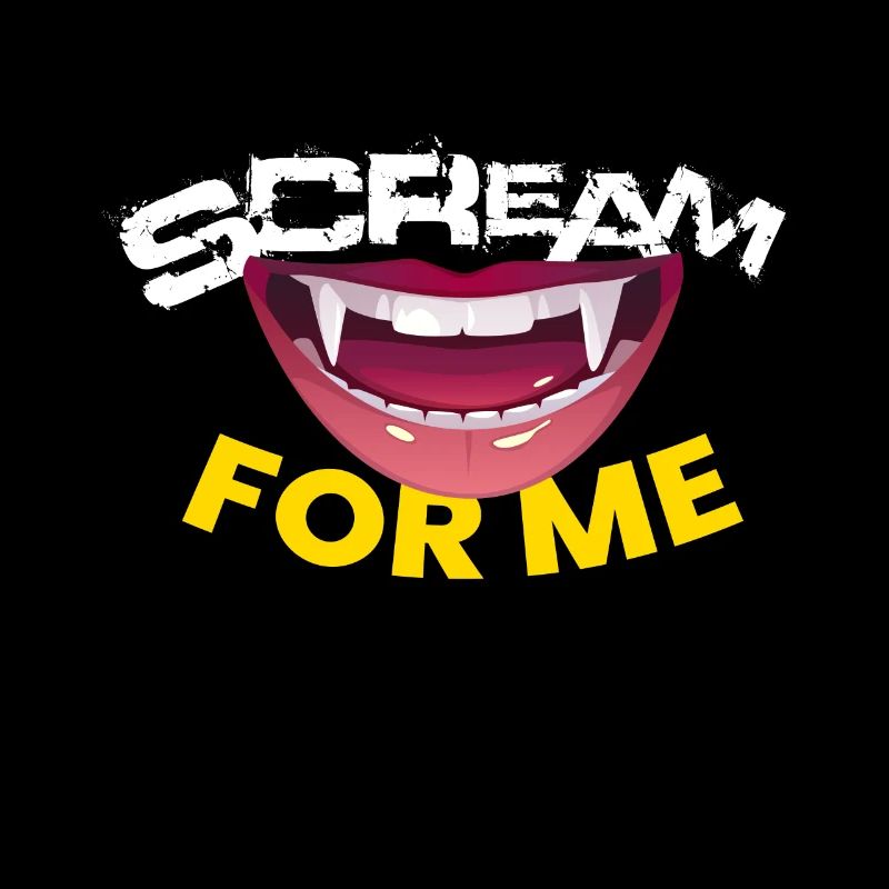 Scream For Me Vampire Halloween