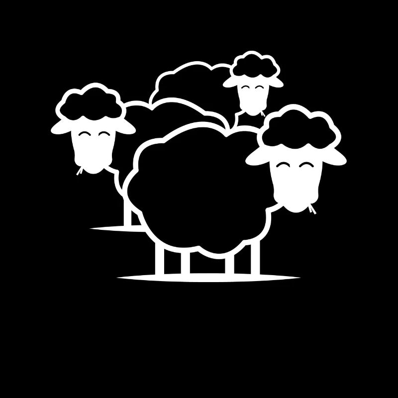 Sheep herd sheep wool