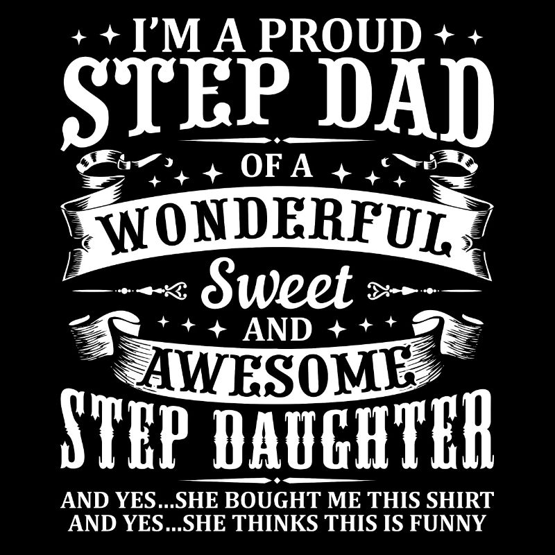 Funny Step Dad Fathers Day Christmas Step