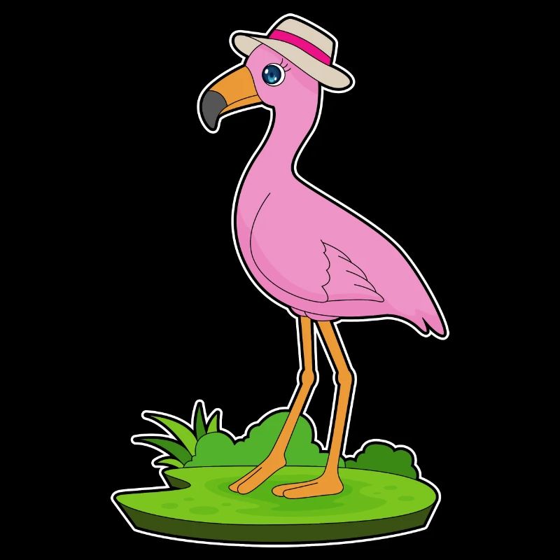 Flamingo Hat