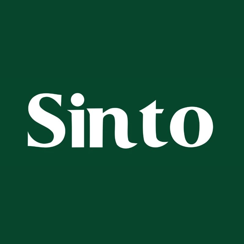 Sinto - Wit Lettertype