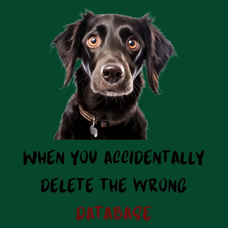 When you accidentally delete the wrong database