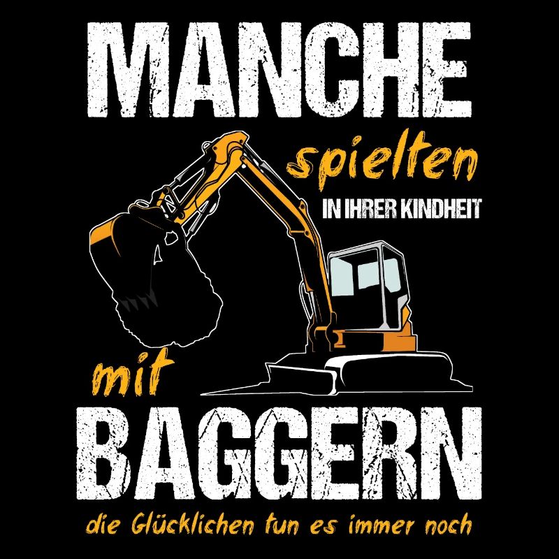 Bagger Baggerfahrer Strassenbau Geschenk