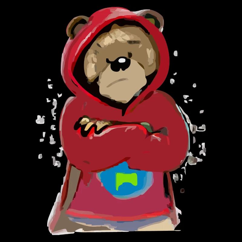 Bloo the grumpy bear