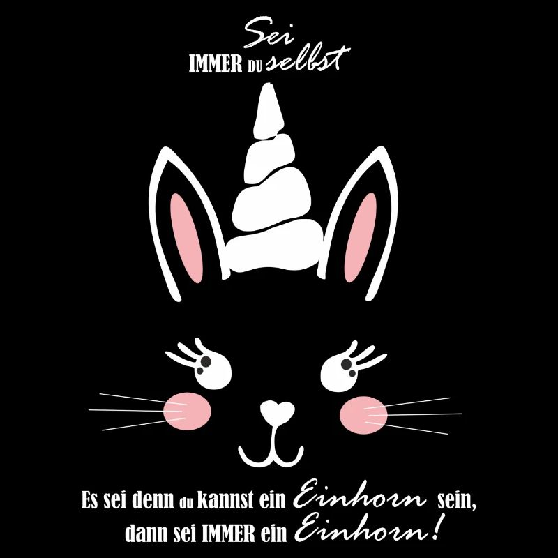 Hase oder Einhorn, oder ein Mischling -Unicorn