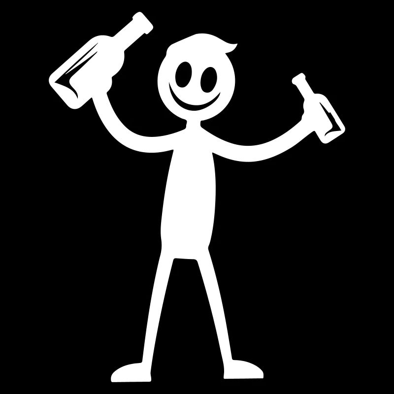 Bier Trinken Party Silhouette