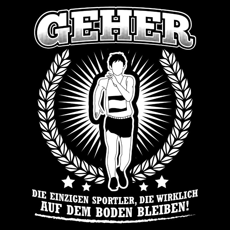 Geher Funny Athletic Course Marathon en cours d'exécution