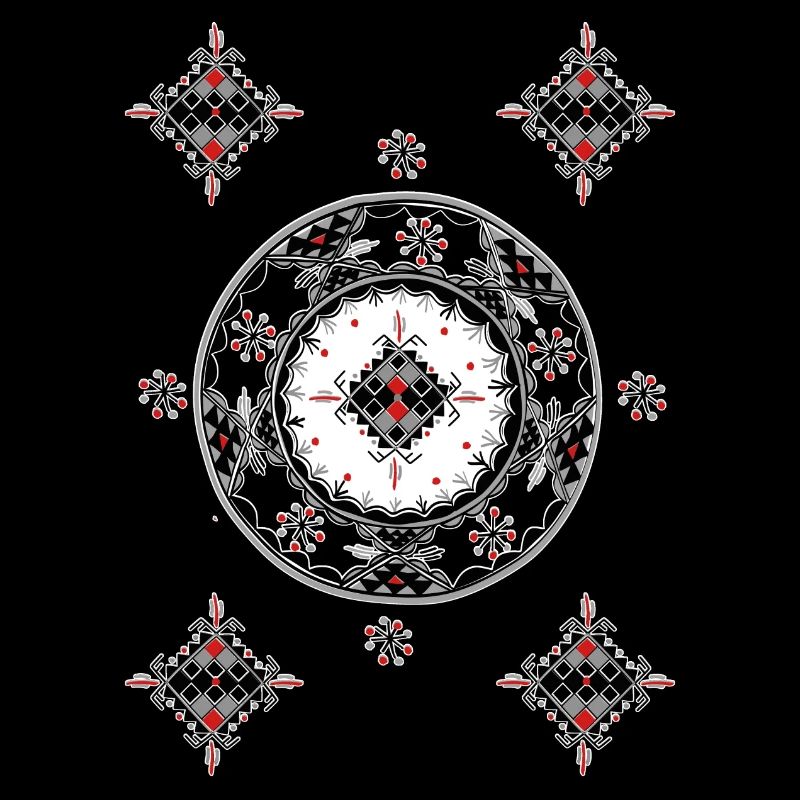 Kabyle pottery pattern