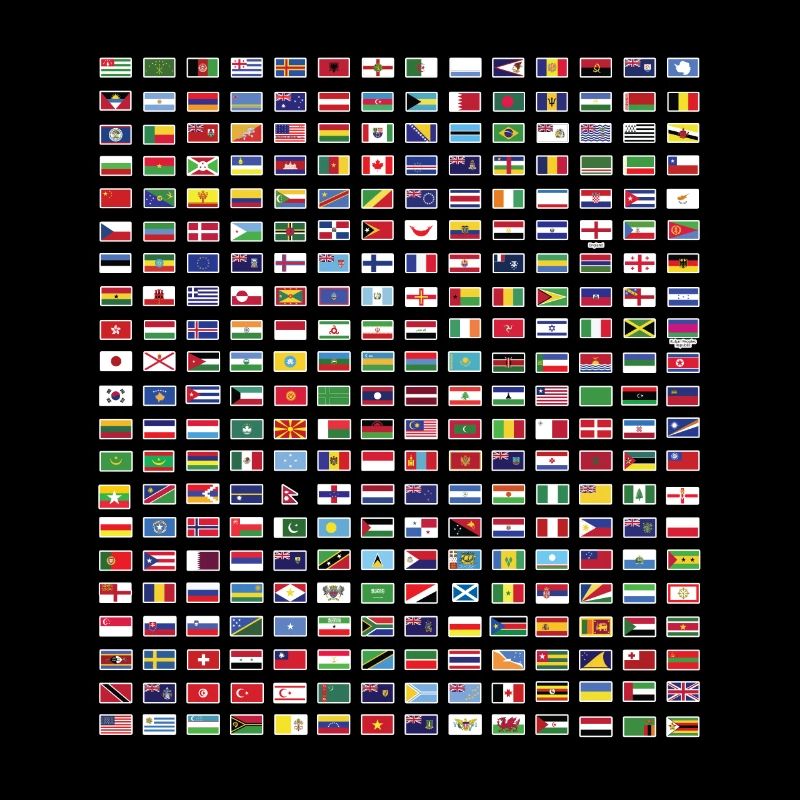 Drapeaux internationaux du monde - Drapeaux des pays