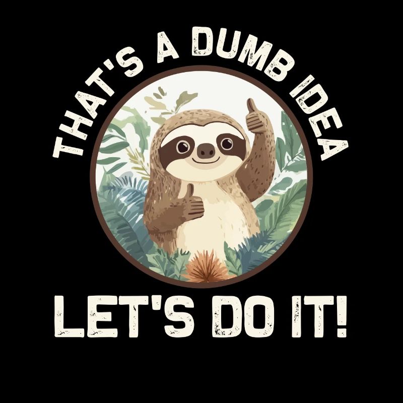 Funny Sloth Theme - That's A Dumb Idea
