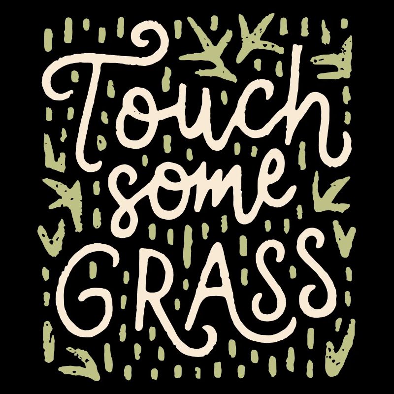 Touch some grass grounding earthing