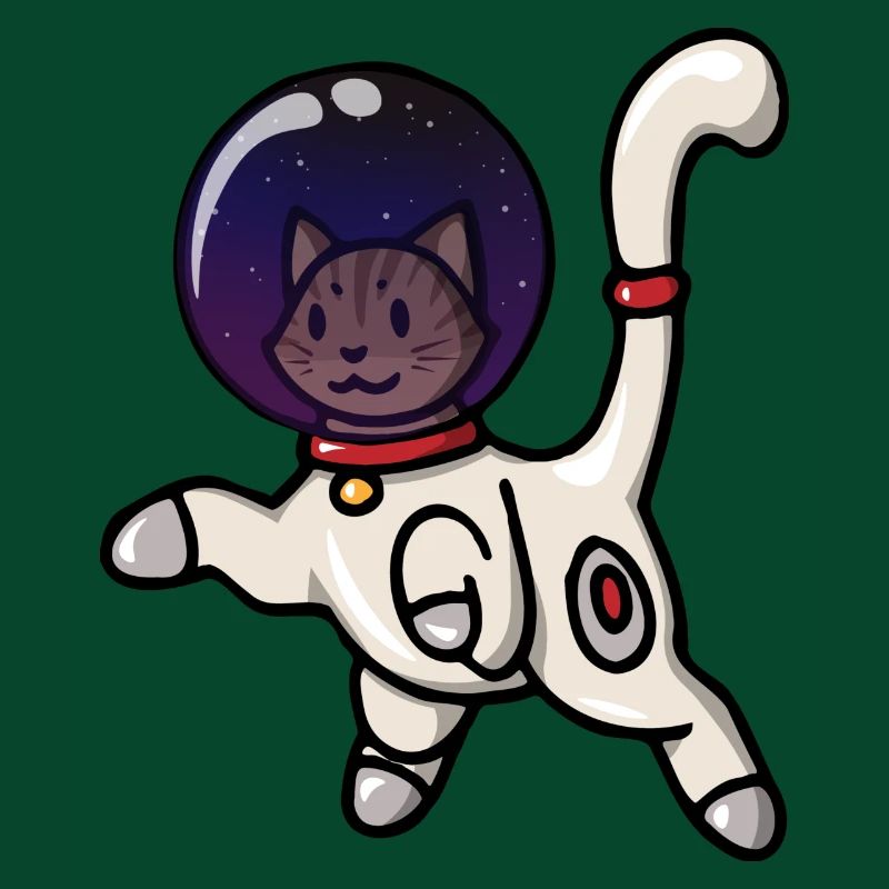 Chat de l'espace Spacecat! Idée cadeau Astrocat All