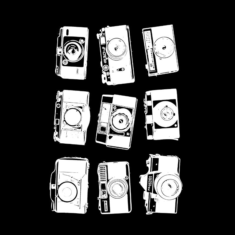 Retro camera collage