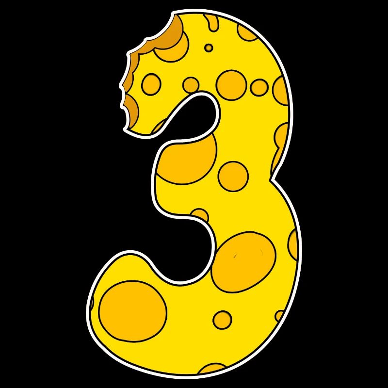 Number 3 - Three - Third