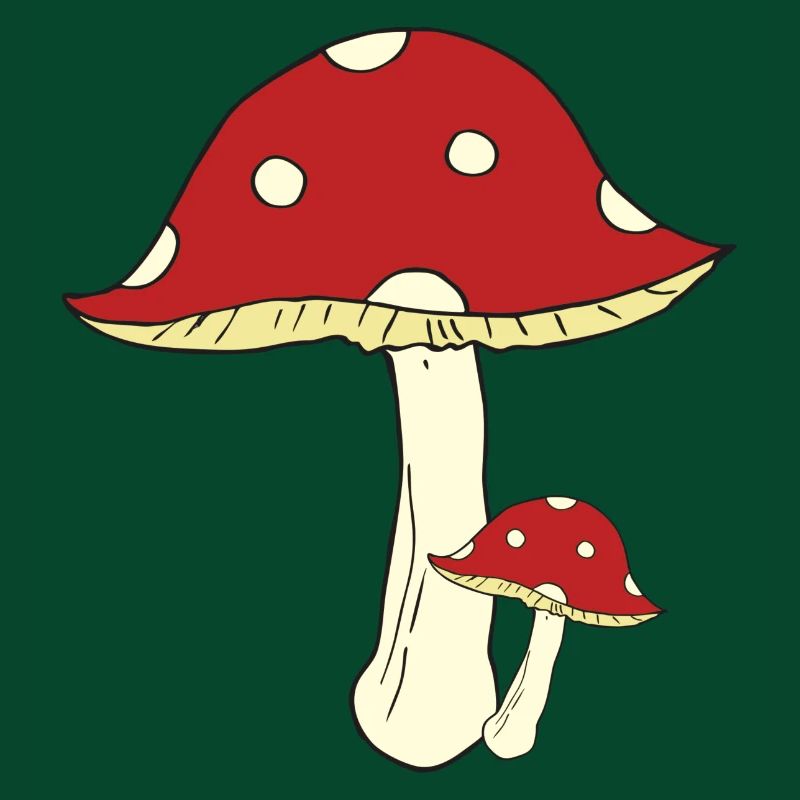 Toadstool big and small
