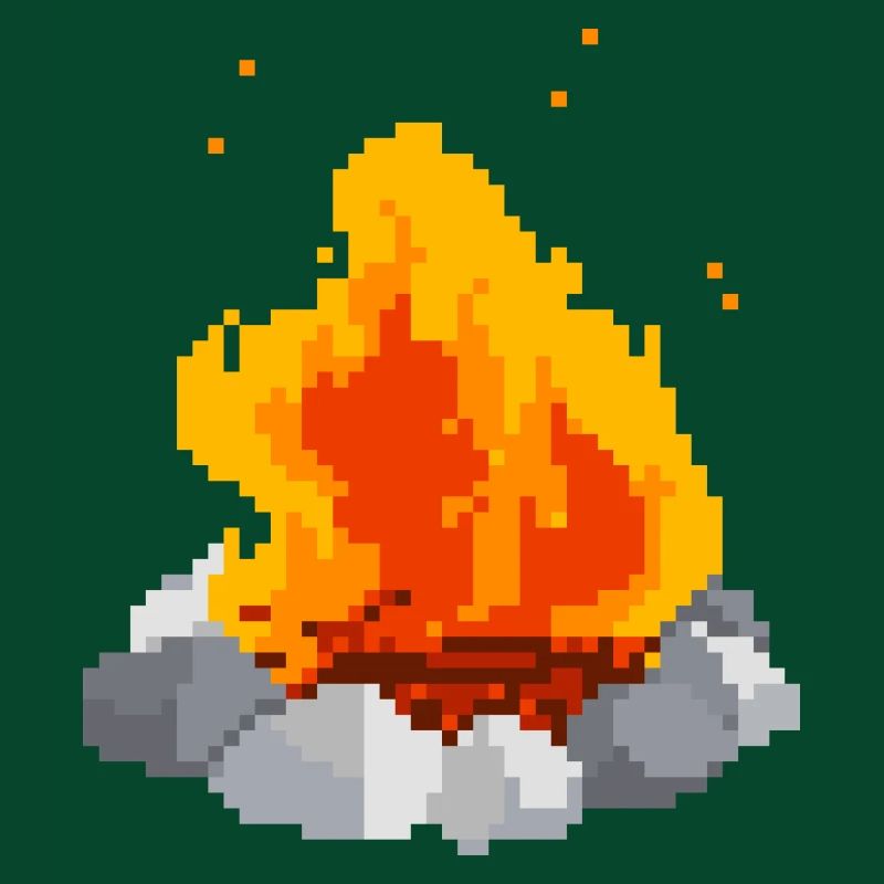 Pixel Feuer pixel fire