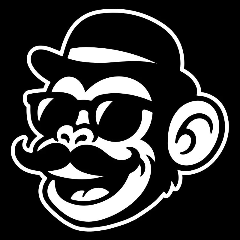 Monkey Sir Mustache