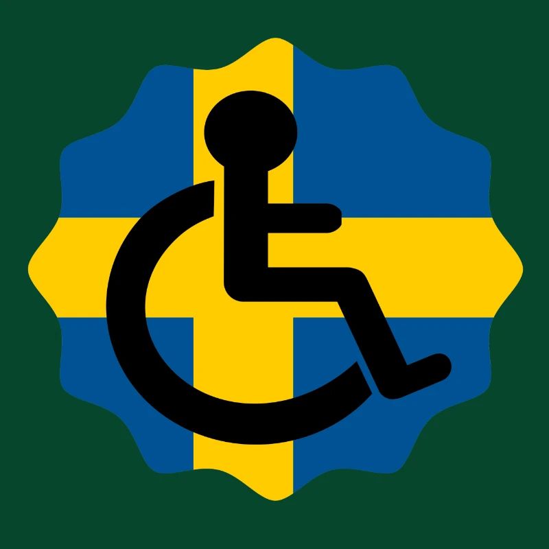 Flagge, rollstuhlgebunden oder rollstuhlgebunden?